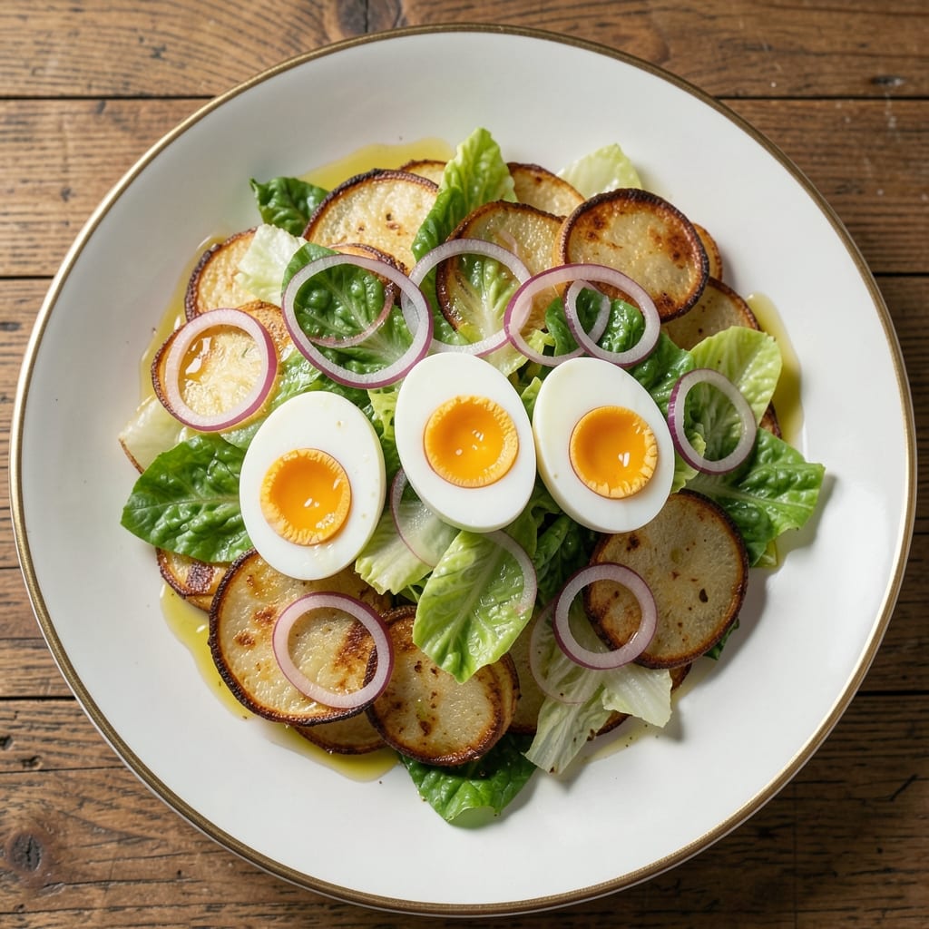 1910 Salad Recipe: Crispy Potato and Egg Classic