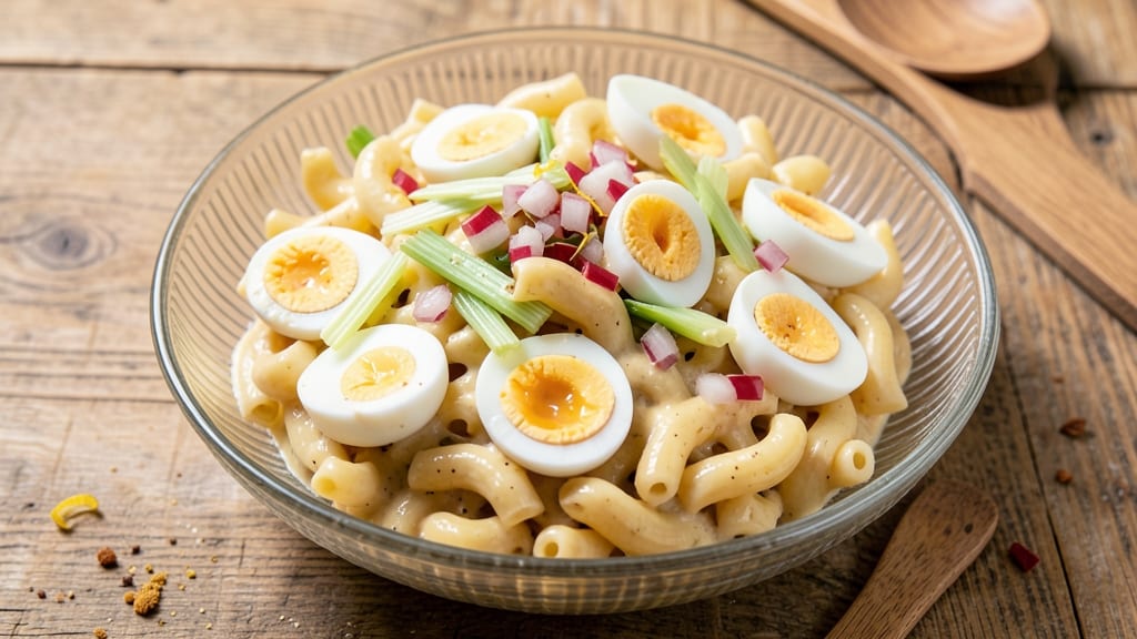 Macaroni Salad Recipe With Hard-Boiled Eggs: Classic Picnic Potluck in 20 Minutes