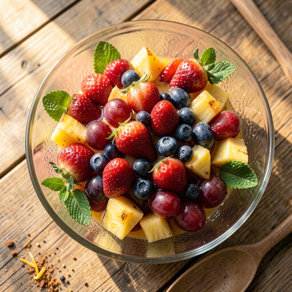 5-Ingredient Fruit Salad Recipe: Bright, Bursting Colors in 10 Minutes