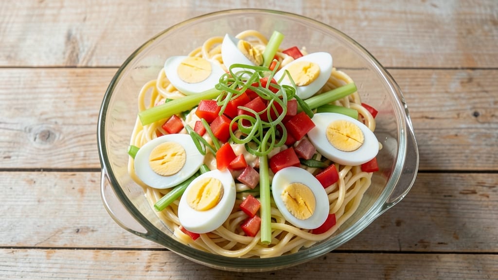 Betty Crocker Classic Pasta Salad Recipe: No-Wilt Celery and Creamy Herb Dressing