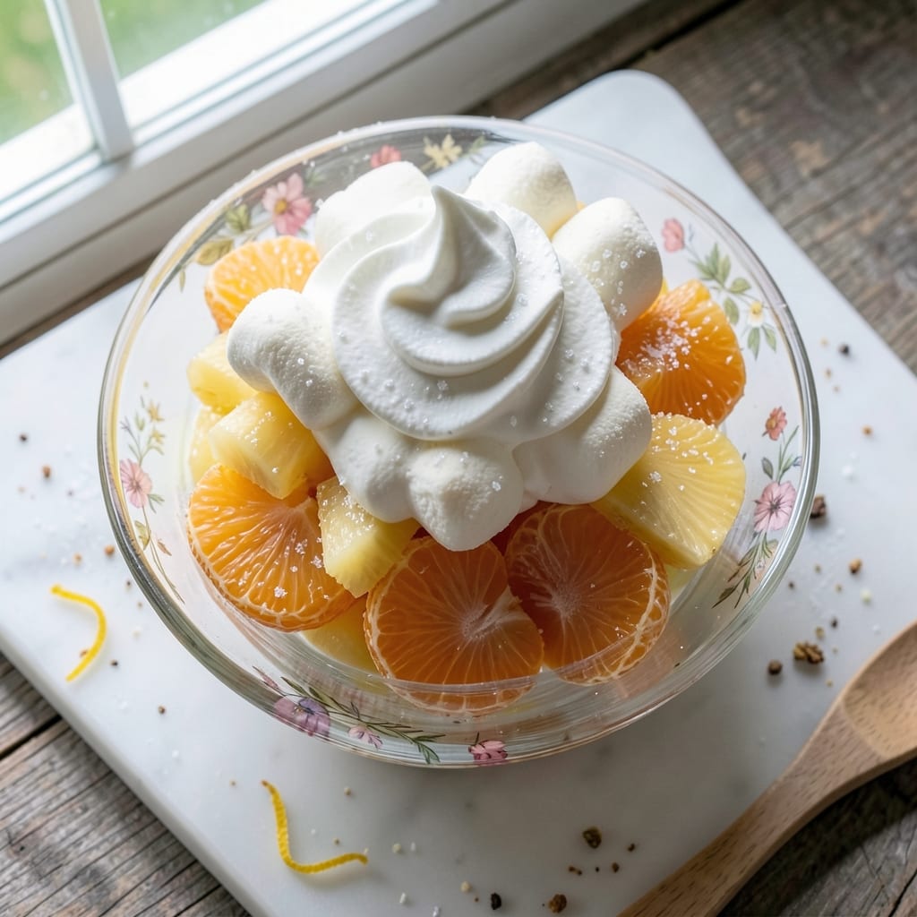 Ambrosia Salad Recipe No Coconut: Layered Citrus and Marshmallow Bliss