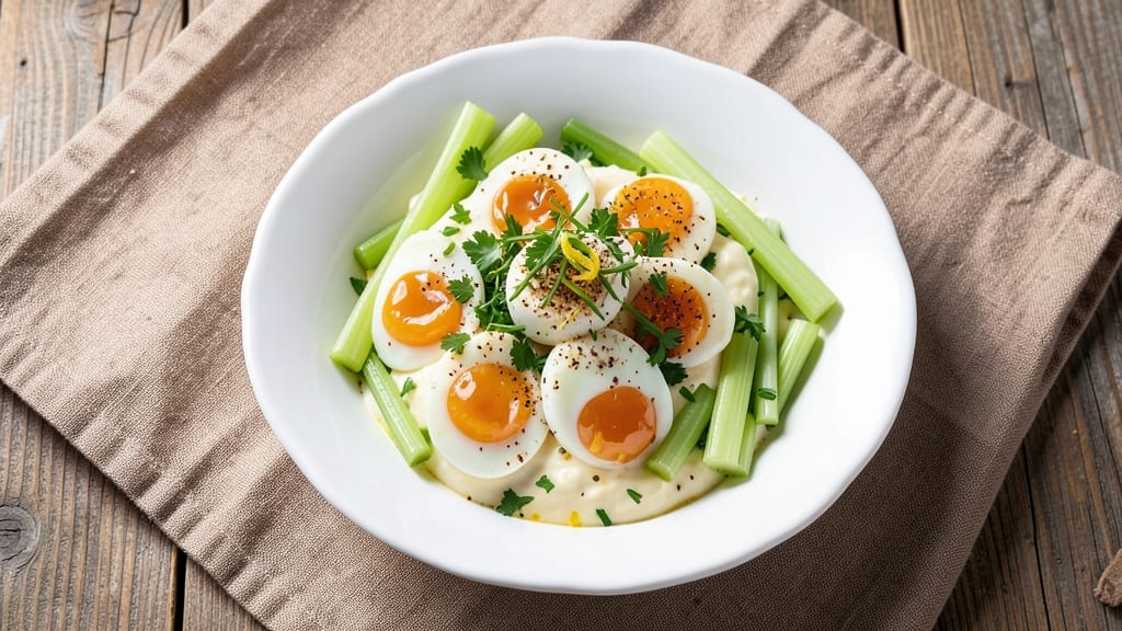 Best Foods Egg Salad Recipe: No-Wilt Celery Crunch and Zesty Herb Velout