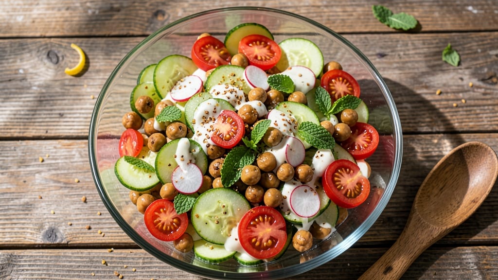 Bangladeshi Salad Recipe: Tangy Lime and Mint Refreshment With Crunchy Chickpeas