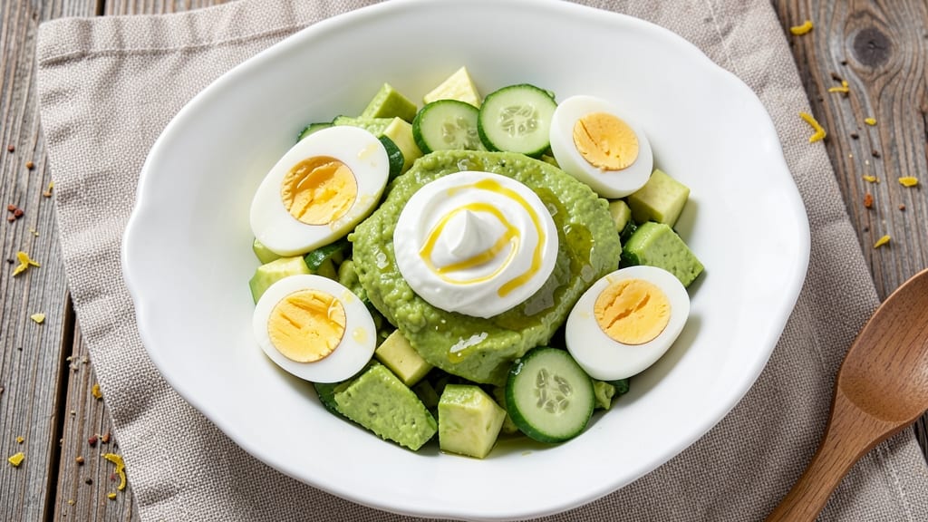 Avocado Cucumber Egg Salad Recipe: Ultra-Creamy With Zero Wilting Celery