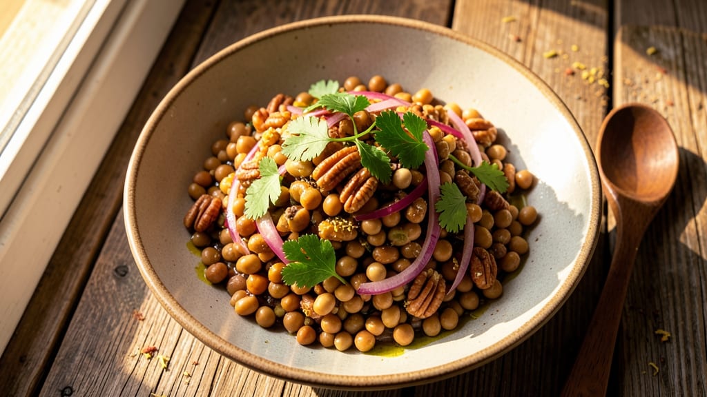 Black Eyed Peas Salad Recipe Vegetarian: Nutty, Herb-Infused Protein Bowl