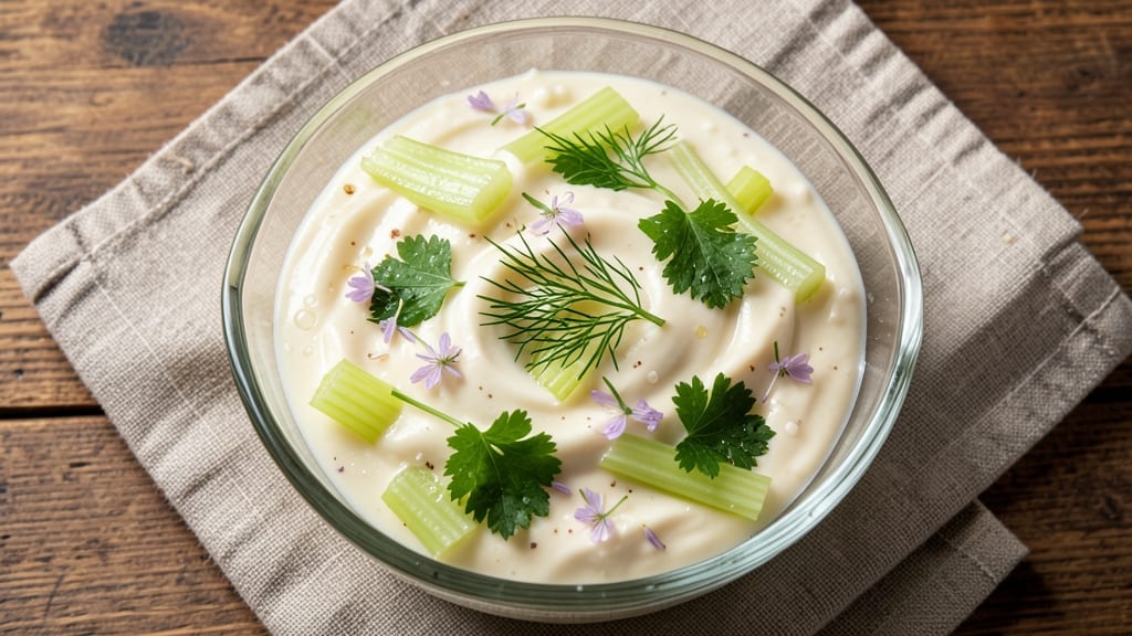 Bob Evans Salad Dressing Recipe: Crisp Celery Crowns Meet Tangy Herb Velout Magic