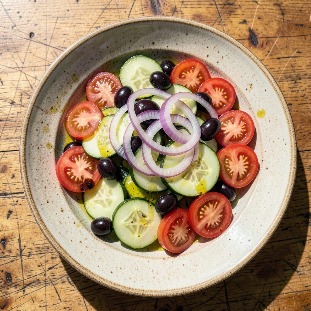 Aegean Salad Recipe: Bright Mediterranean Crunch in 10 Minutes
