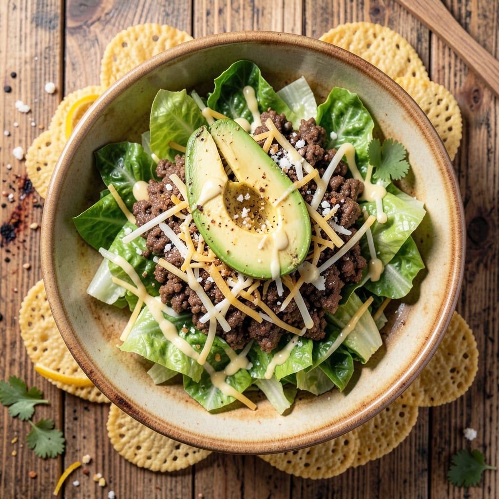 Amazing Taco Salad Recipe: Crunchy Layers and Zesty Lime Kick