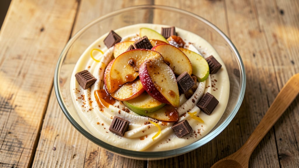 Apple Snickers Salad Recipe With Vanilla Pudding: Caramelized Apple Crunch Meets Creamy Vanilla Bliss