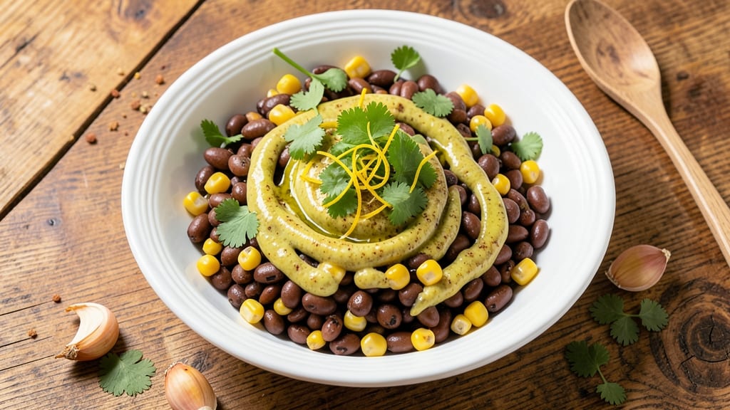 Black Bean and Corn Salad Dressing Recipe: Zesty Lime and Herb Vinaigrette Magic