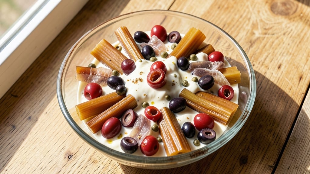Authentic Muffuletta Olive Salad Recipe: Celery Crown Crunch Meets Umami-Rich Velouté