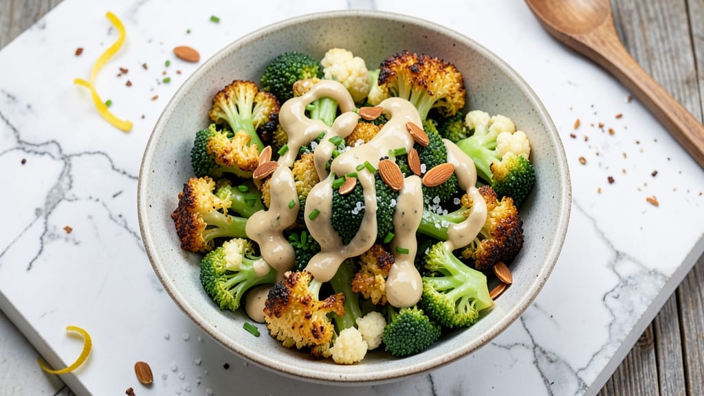 Broccoli and Cauliflower Salad Recipe With Ranch Dressing: Crunchy Crowns and Creamy Tang in One Bowl