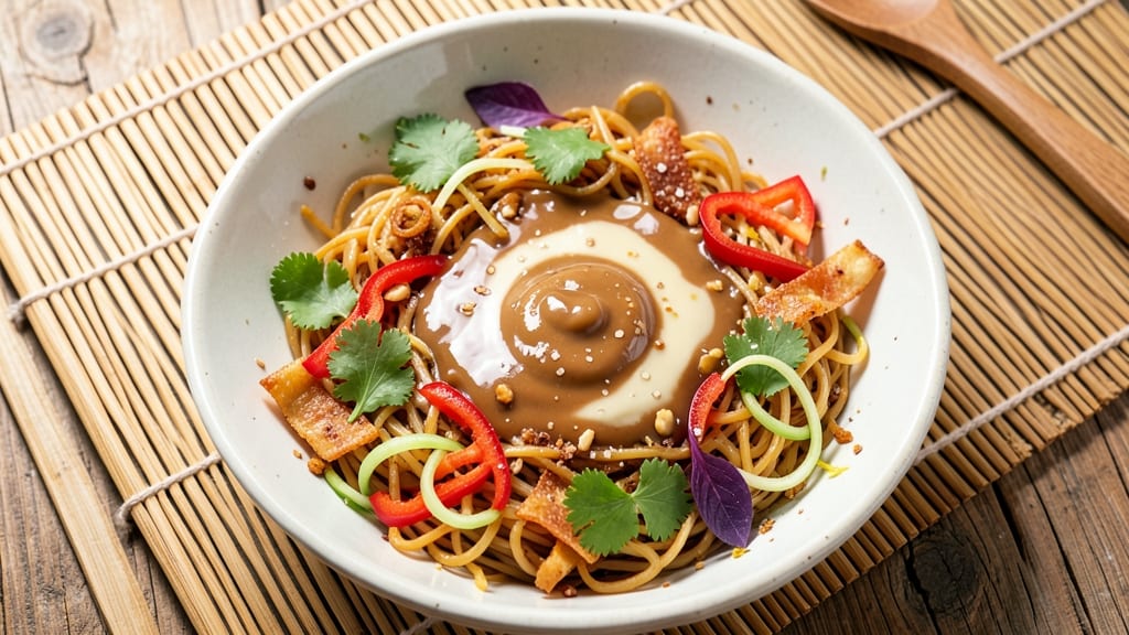 Asian Crispy Noodle Salad Recipe: Wok-Tossed Crunch With Tangy Peanut Zing