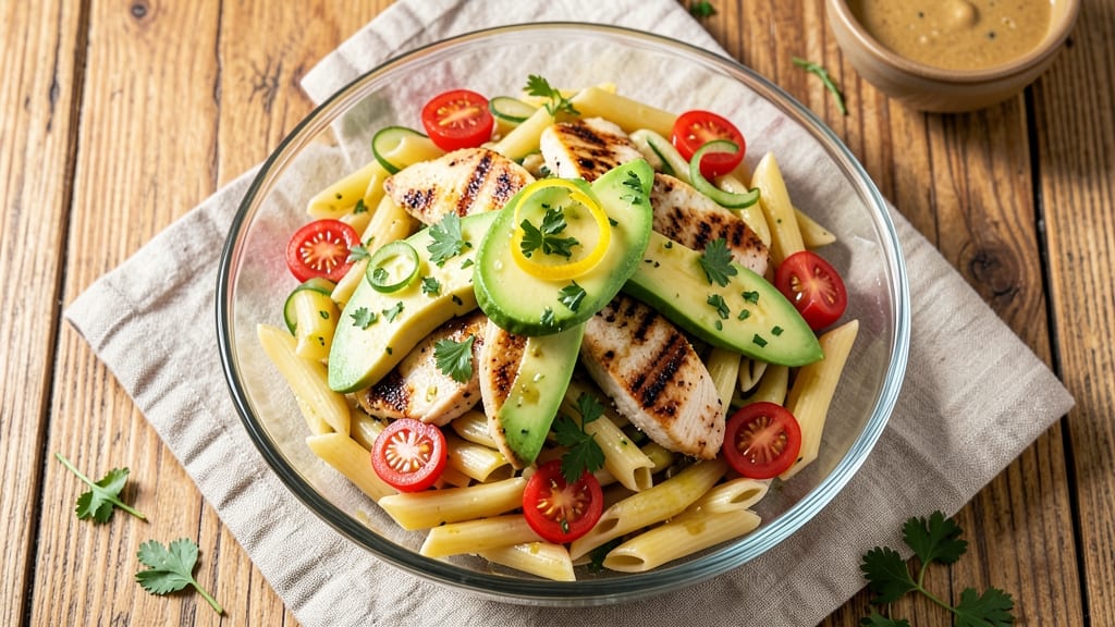 California Chicken Pasta Salad Recipe: Sunshine-Inspired Crunch and Herb Velout