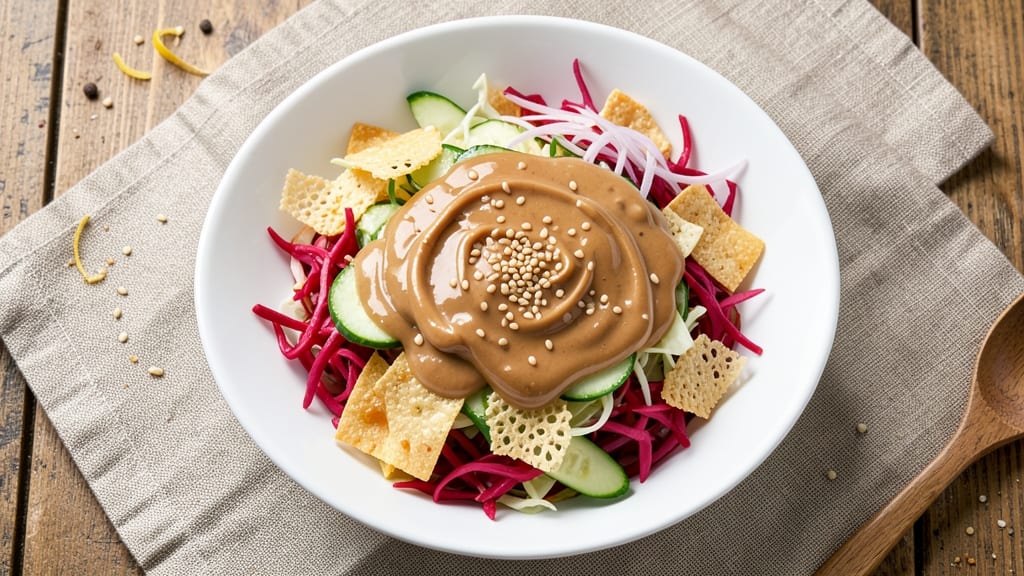 Asian Peanut Salad Recipe: Nutty-Sweet Crunch With Tangy Tamarind Dressing