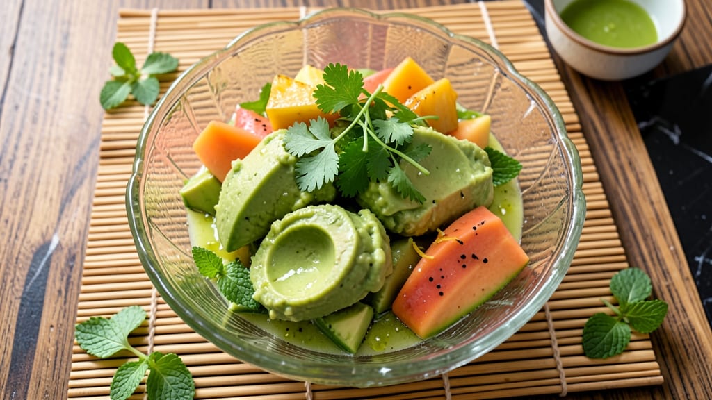 Avocado and Fruit Salad Recipe: Tropical Creaminess With Pineapple and Mango Bites
