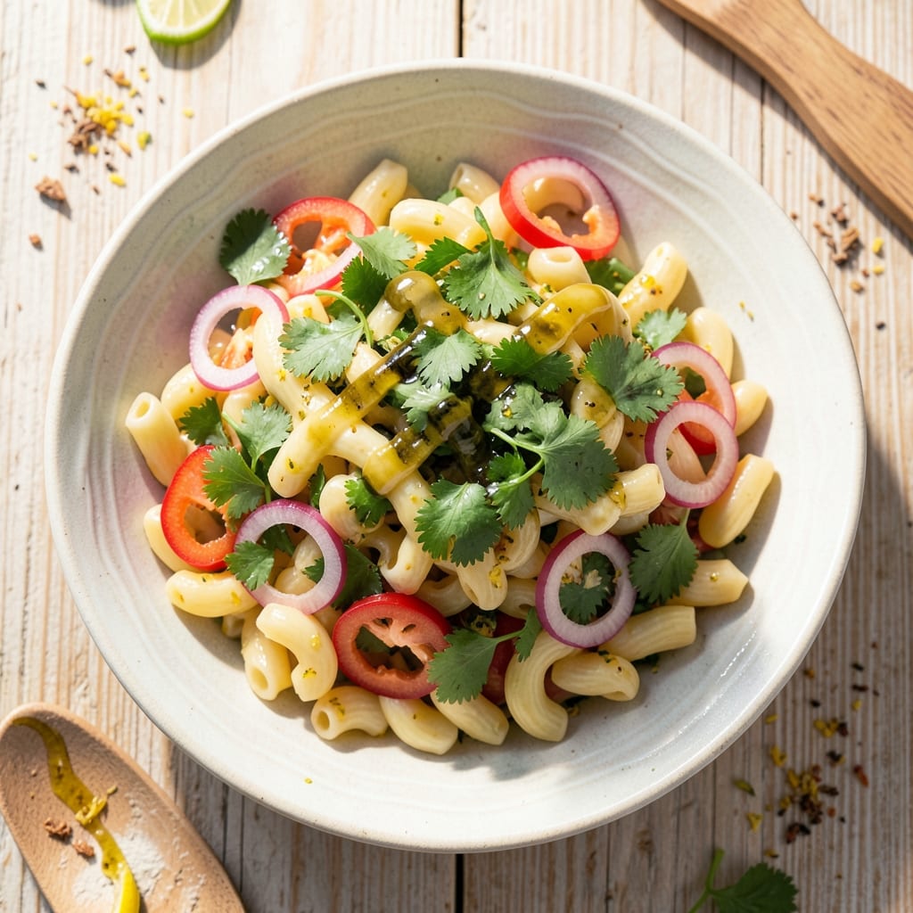 Aloha Kitchen Mac Salad Recipe: Tropical Lime-Dressed Crunch
