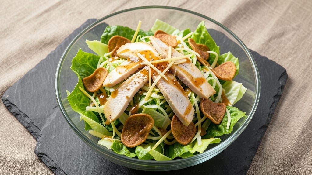 Asian Caesar Salad Recipe: Sesame-Ginger Dressing Meets Crunchy Slaw