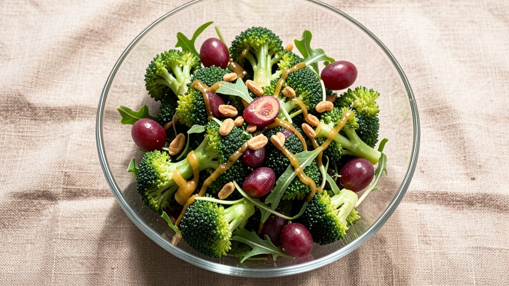 Broccoli Red Grape Salad Recipe: Sweet-Tart Crunch With Zero Mayo