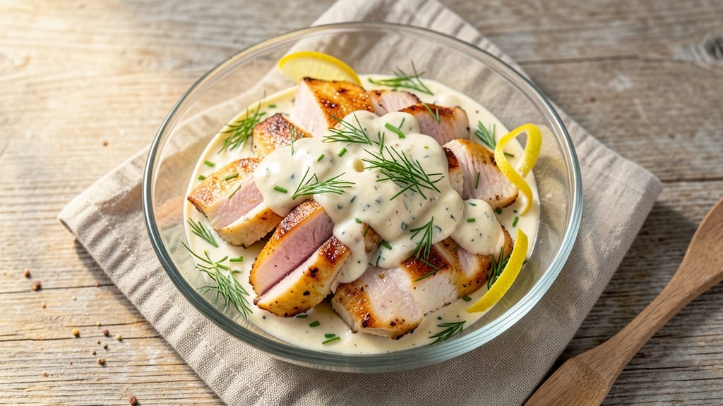 Basic Chicken Salad Recipe Without Celery: Crunchy Almonds and Herby Cream Velout Bliss