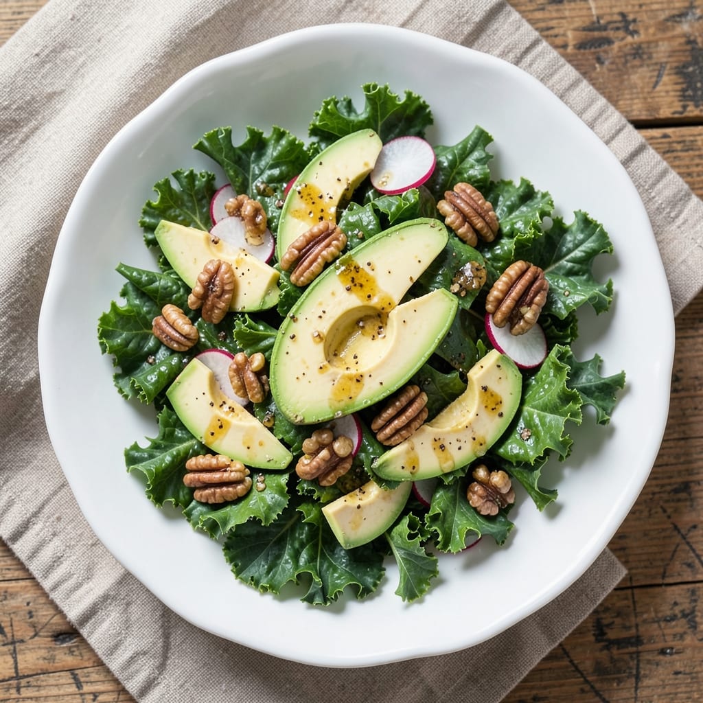 Alden and Harlow Kale Salad Recipe: Crunchy Walnut and Citrus Brightness