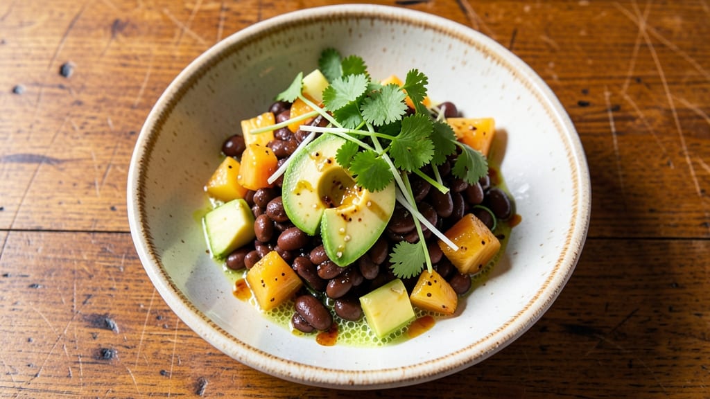 Calypso Cafe Black Bean Salad Recipe: Tropical Creaminess With Lime-Cilantro Zing