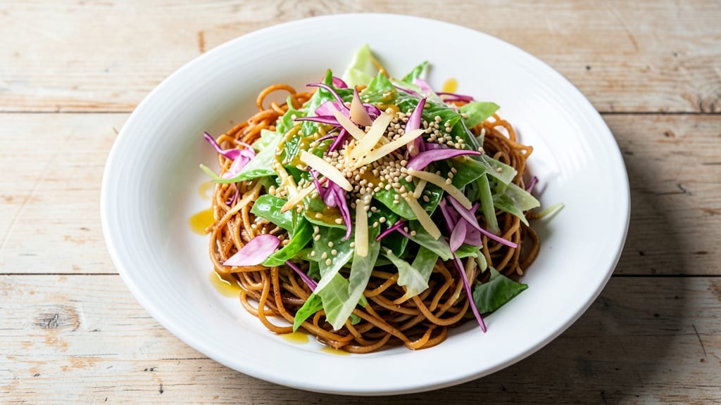 Cabbage Crunch Salad Recipe Ramen Noodles: Crispy Noodle Twist on Classic Slaw