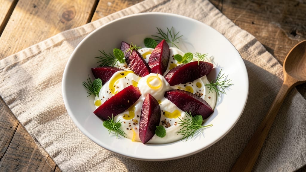 Beetroot and Yoghurt Salad Recipe: Earthy Sweetness With Creamy Tang