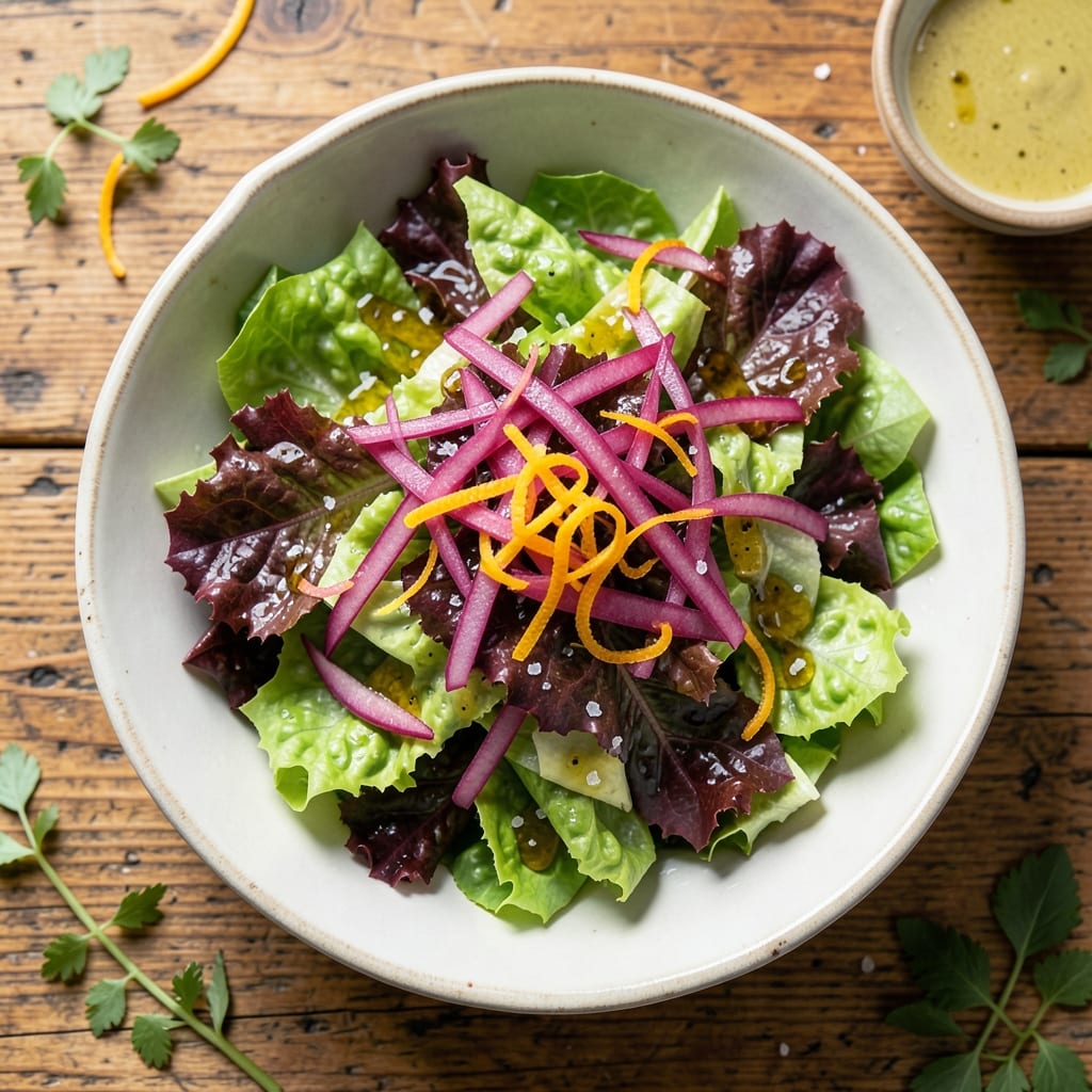 Amazing Green Salad Recipe: Crisp Greens With Zesty Citrus Twist