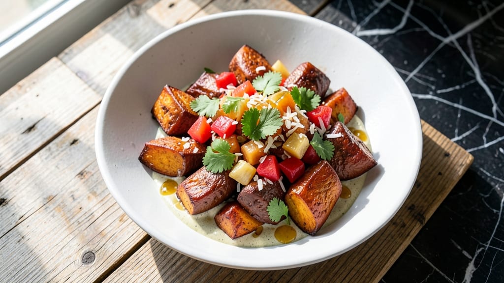 Sweet Potato Salad With Pineapple Recipe: Tropical Sweetness Meets Creamy Citrus Twist