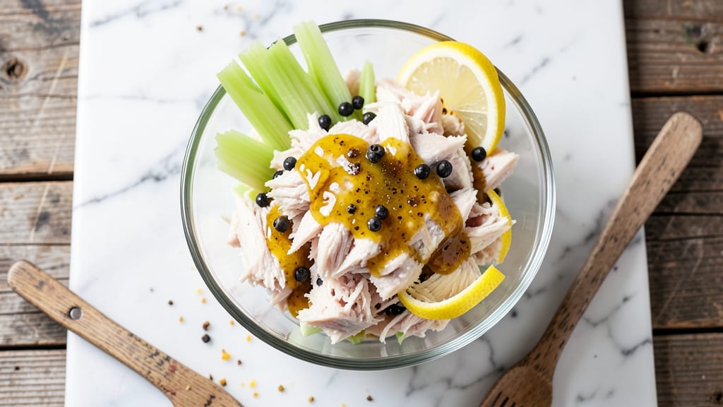 Best Tuna Salad Recipe in the World: Mayo-Free Umami Kick With Crisp Celery Crowns
