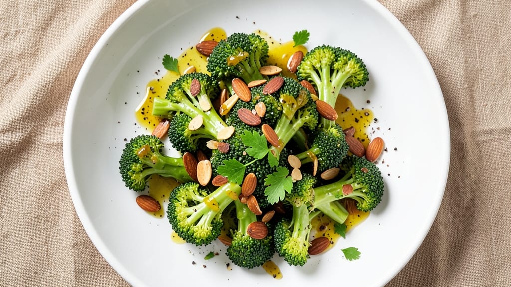 Broccoli Almond Salad Recipe: Crisp Florets and Nutty Contrast