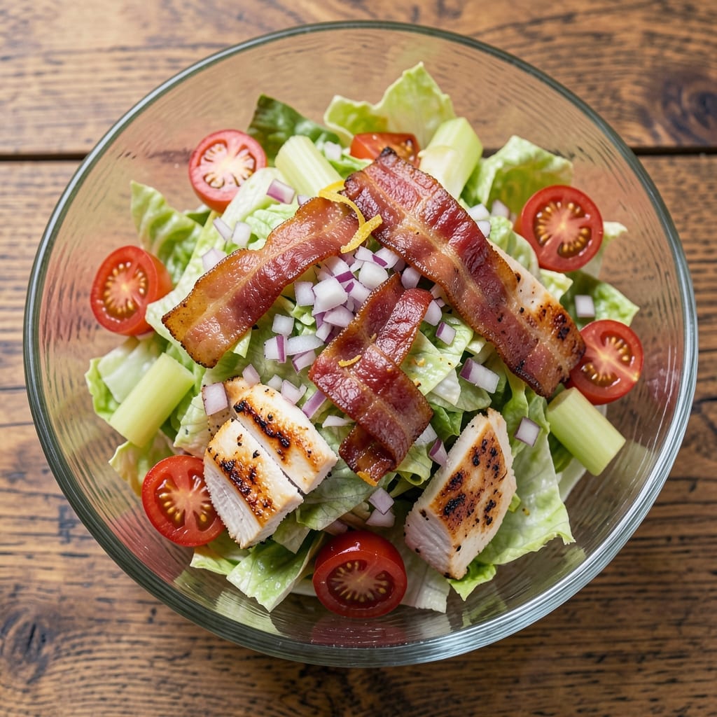 American Bar Chopped Salad Recipe: Smoky Bacon and Creamy Ranch Crunch