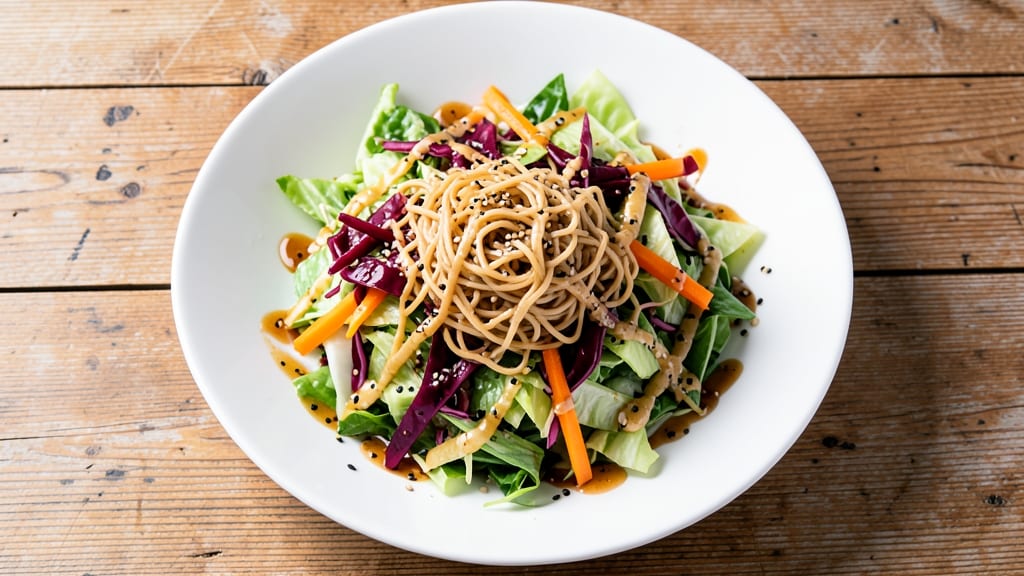 Asian Coleslaw Salad Recipe With Ramen Noodles: Crunchy Noodle Twist on a Classic