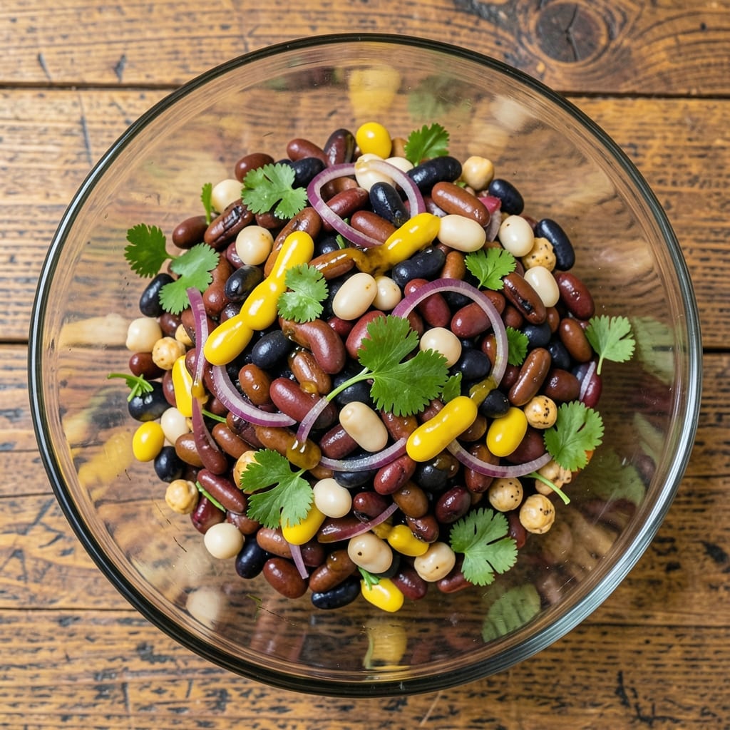12 Bean Salad Recipe: Pantry Powerhouse With Bold, Textured Layers