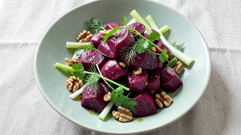 Beet Salad Recipe No Cheese: Earthy Sweetness With Crisp Celery Crunch