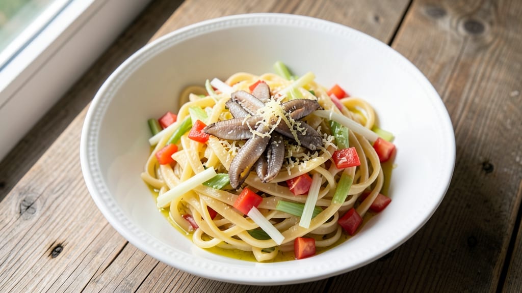 Anna's Pasta Salad Recipe: Celery Crown Crunch Meets Zesty Lemon-Anchovy Zing