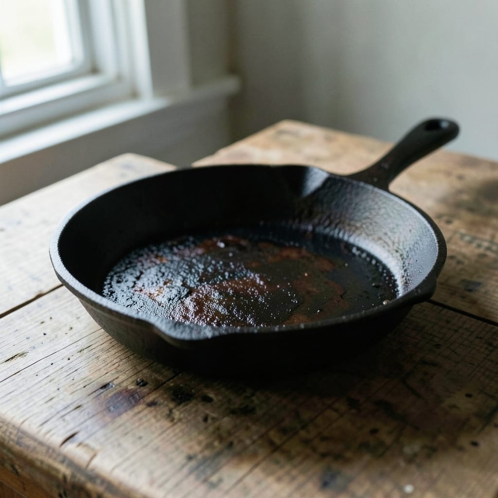 The cast iron skillet