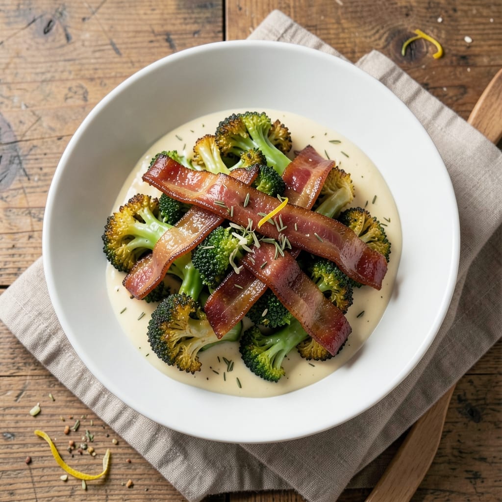 Alyson's Broccoli Salad Recipe: Crispy Bacon and Tangy Ranch Fusion