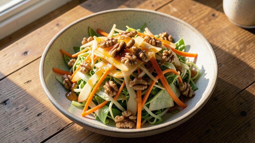 Apple Slaw Salad Recipe: Crunchy Apple Bites and Sweet-Tart Dressing