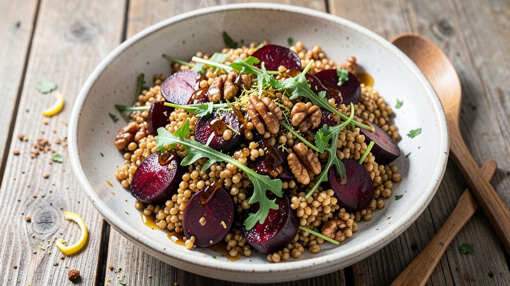 Beet and Farro Salad Recipe: Earthy Sweetness Meets Nutty Chew