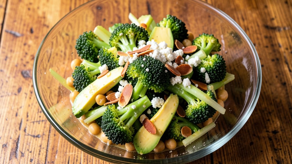Broccoli Salad Recipe No Sugar: Crisp Celery Crowns and Tangy Herb Velout Bliss