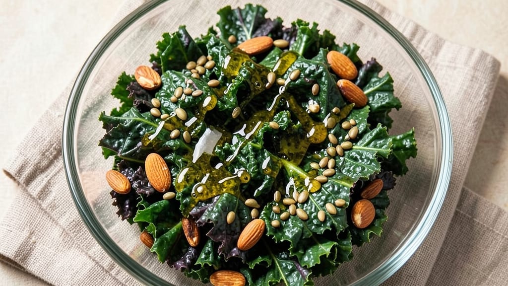 Bruised Kale Salad Recipe: Earthy Greens With Nutty, Massaged Crunch