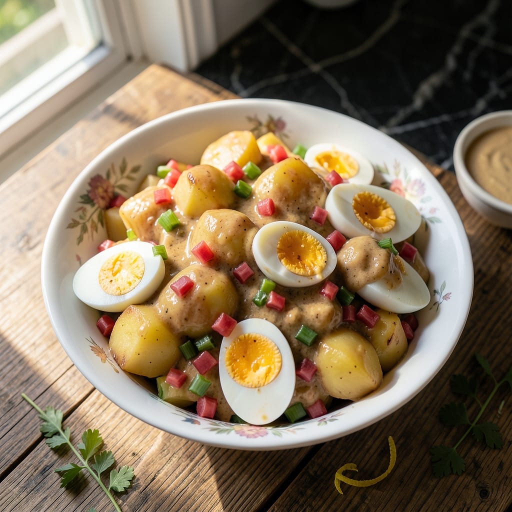 American Style Potato Salad Recipe: Classic Picnic Crunch With Tangy Mayo