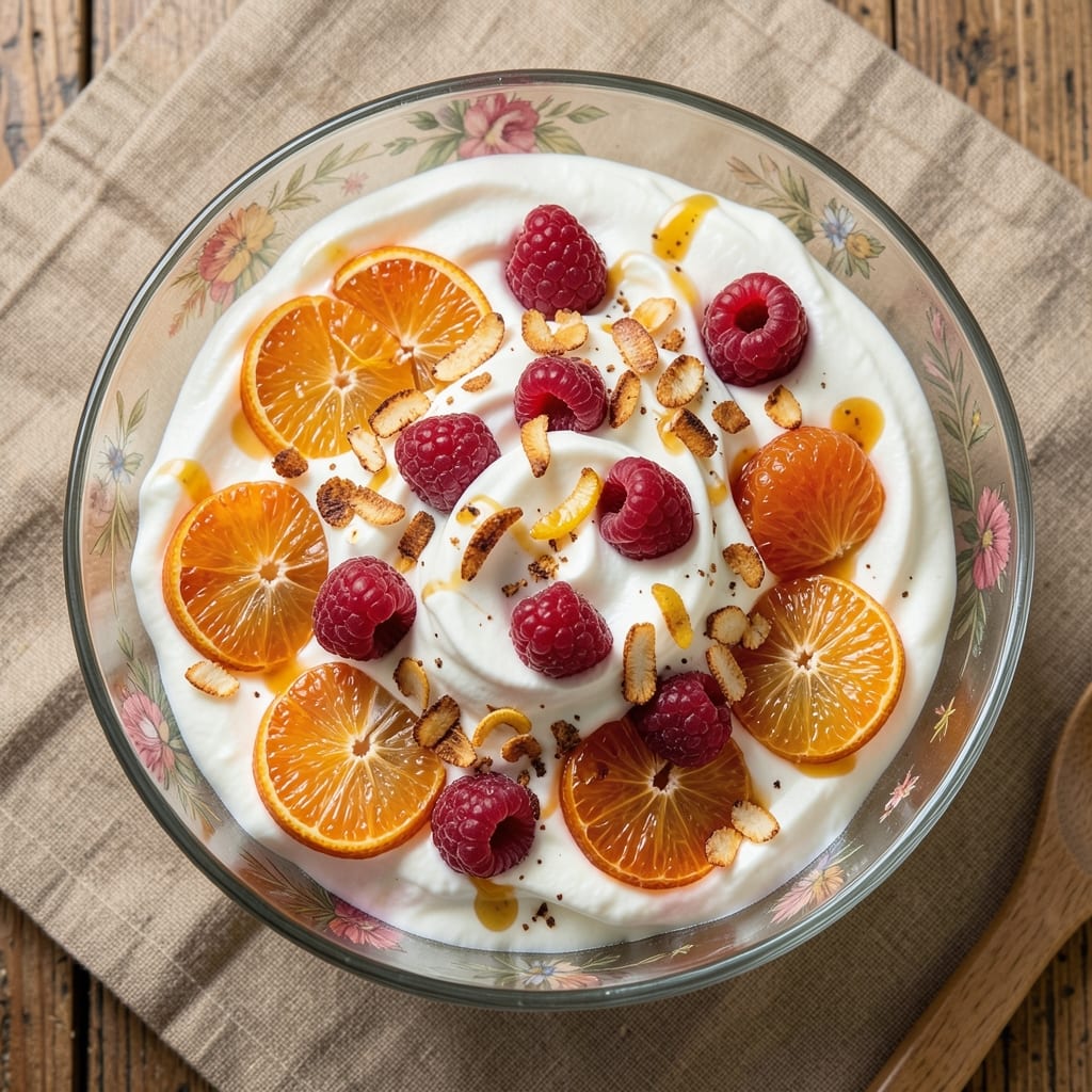 Ambrosia Salad Recipe With Heavy Cream: Velvety Cream Layered With Citrus Zest