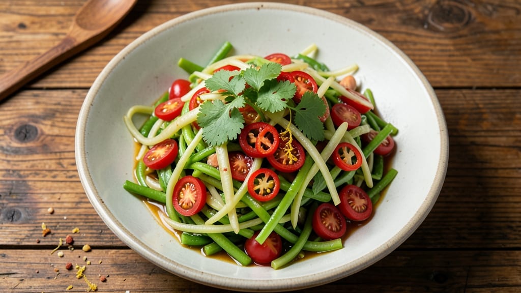 Authentic Thai Papaya Salad Recipe: Zesty Lime and Chili Balance in 15 Minutes