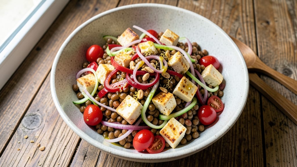 Brown Lentil Salad Recipe: Earthy Protein-Packed Crunch in 15 Minutes