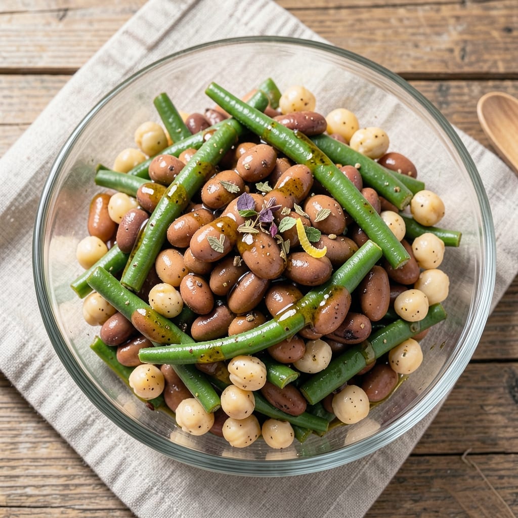 3 Bean Salad Recipe With Italian Dressing: Bright and Crunchy Pantry-to-Plate Freshness