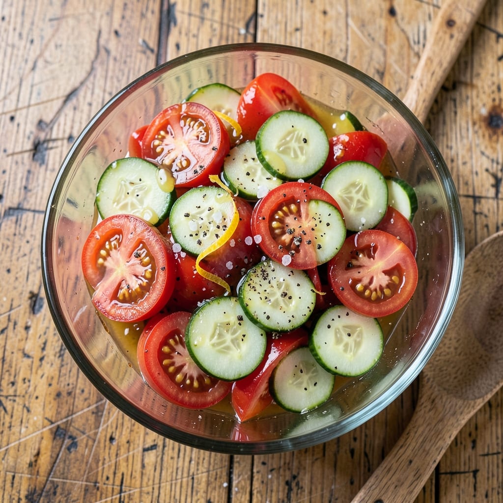 Acar Salad Recipe: Crunchy Cucumber and Tomato Refreshment