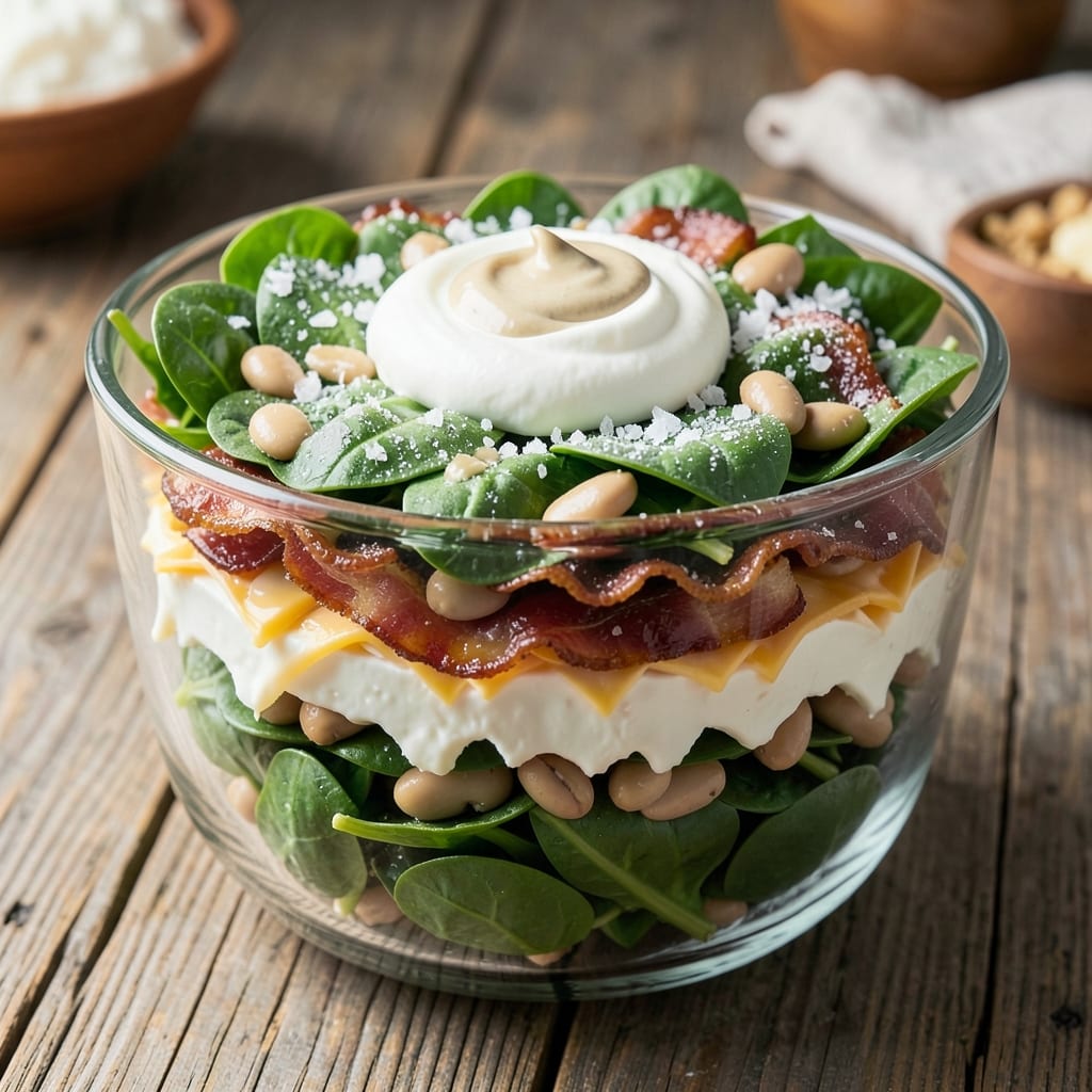 7 Layer Salad Recipe With Spinach: Stacked Comfort in One Bowl